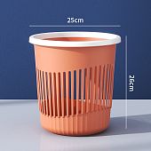 Корзина Ведро для мусора офисная мусорка Mantella 4045-КР Кирпичный 16,2 литра