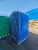 Биотуалет мобильная туалетная кабина  Mantella Special синий